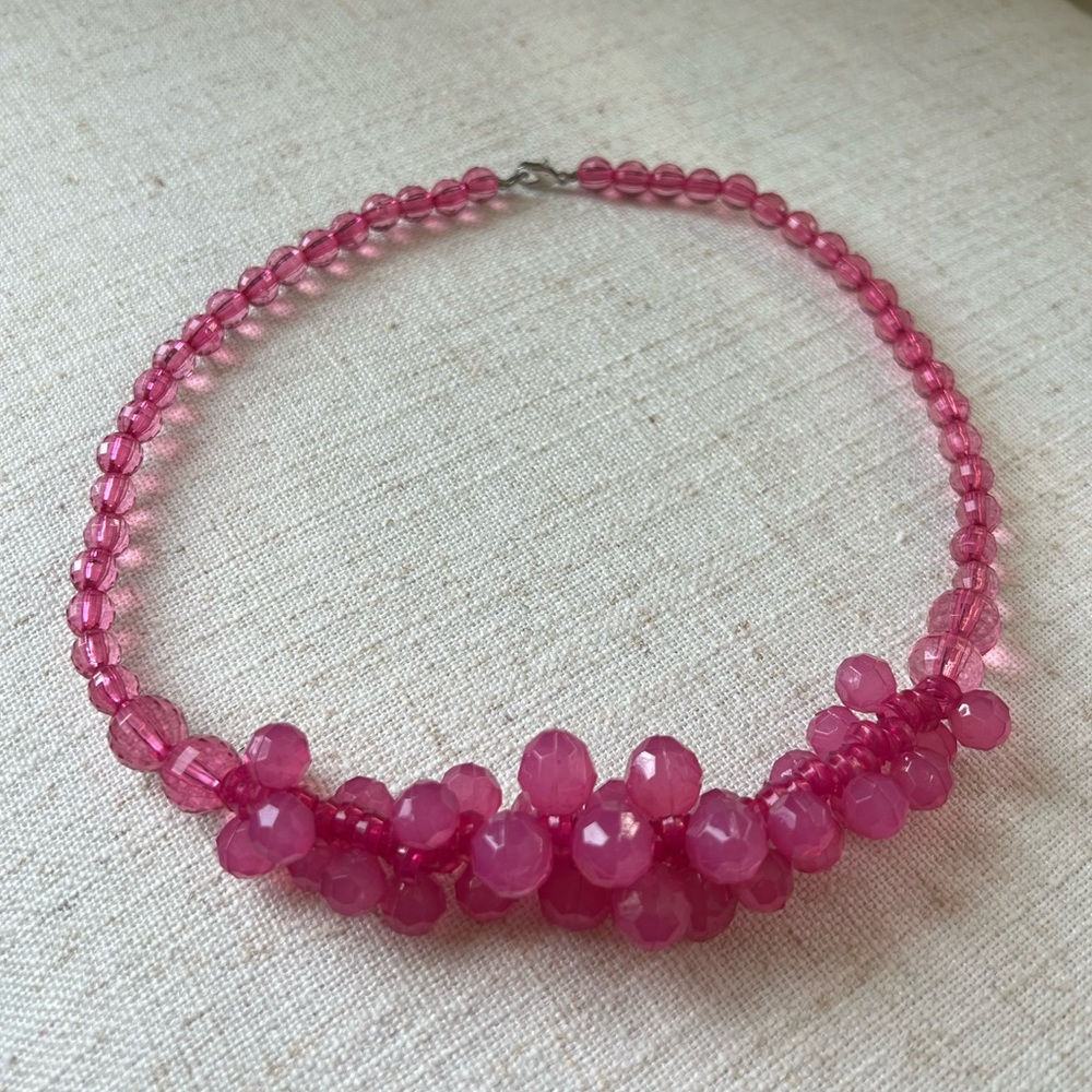 Pink Bead Necklace